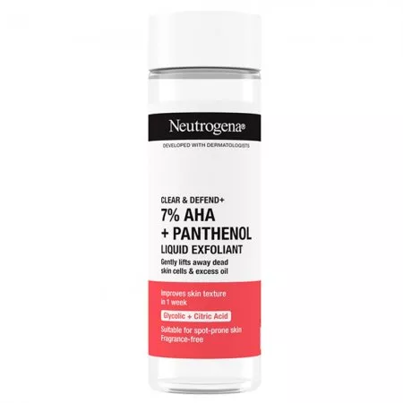 Neutrogena Clear & Defend+ złuszczający płyn do twarzy 125ml