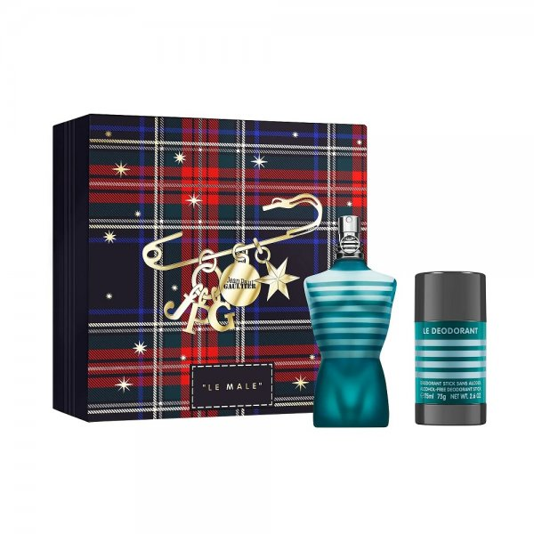 Jean Paul Gaultier Le Male zestaw woda toaletowa spray 75ml + dezodorant sztyft 75ml (M)