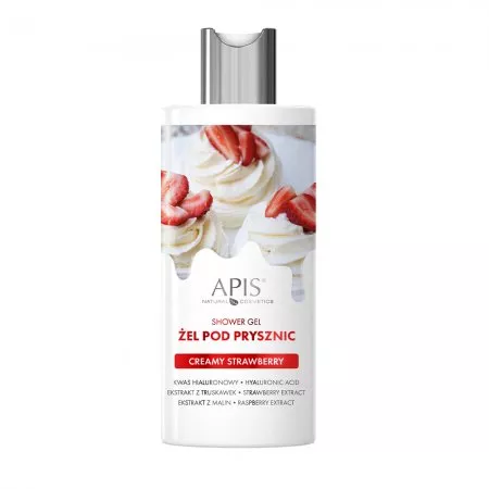 Apis Creamy Strawberry, żel pod prysznic, 300ml