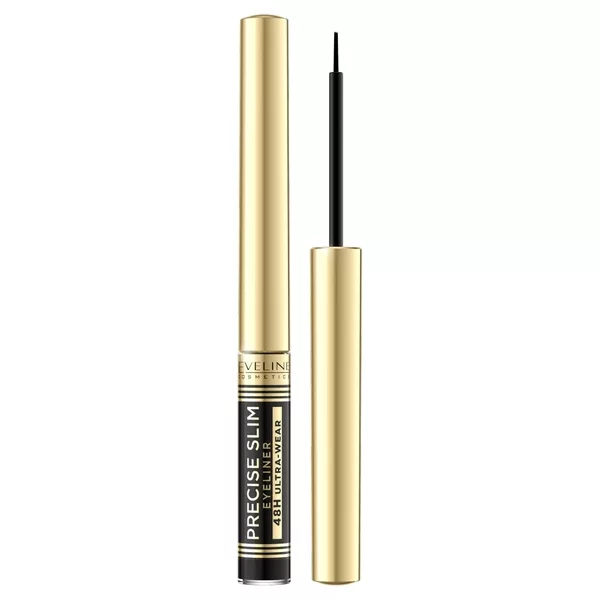 Eveline Cosmetics Precise Slim liner do oczu Vinyl Black 2.8ml