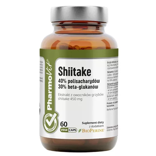 Pharmovit Shiitake suplement diety 60 kapsułek