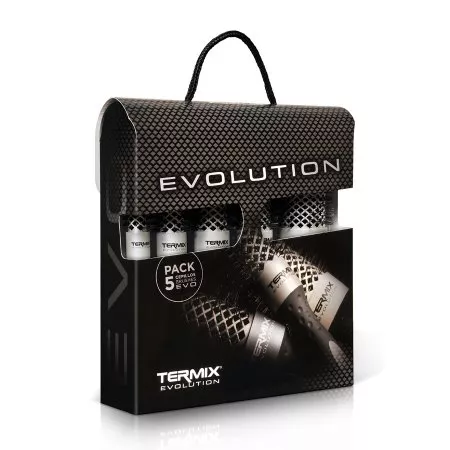 Termix Evolution Basic, zestaw 5 szczotek do włosów, różne rozmiary