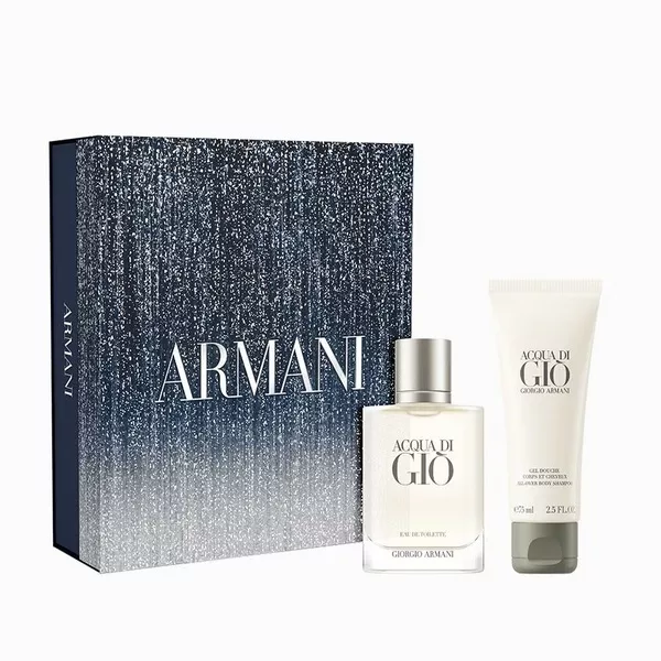 Giorgio Armani Acqua di Gio Pour Homme zestaw woda toaletowa spray 50ml + żel pod prysznic 75ml (M)