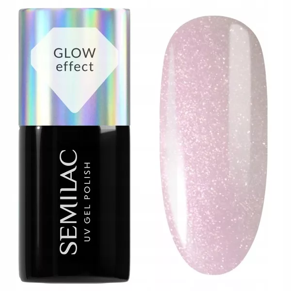 Semilac, lakier hybrydowy, 7ml, 987 Cream Pink Glow