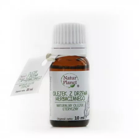 NaturPlanet, eteryczny olejek z drzewa herbacianego 100%, 10ml