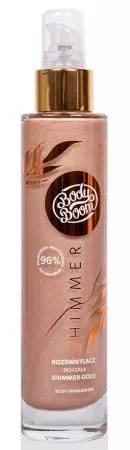 BodyBoom, rozświetlacz do ciała Shimmer Gold, 100ml
