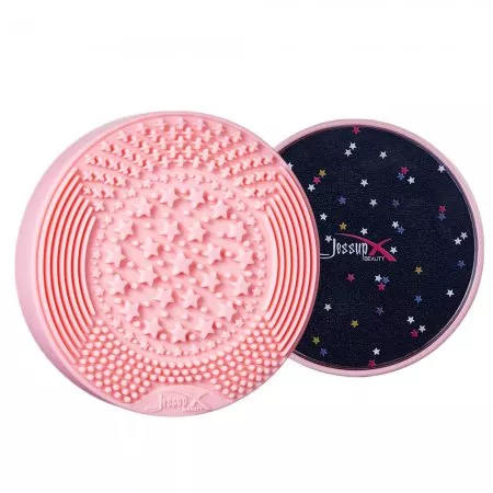 Jessup Wet& Dry Brush Cleaner mata do czyszczenia pędzli na sucho i mokro Pink