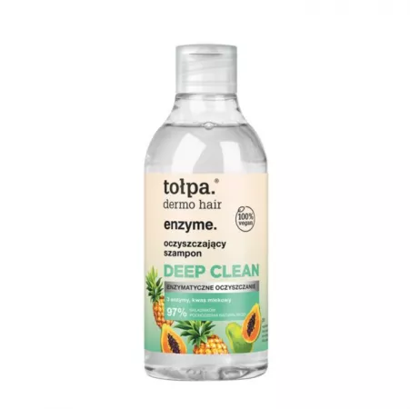 Tołpa Dermo Hair Enzyme, oczyszczający szampon deep clean, 300ml