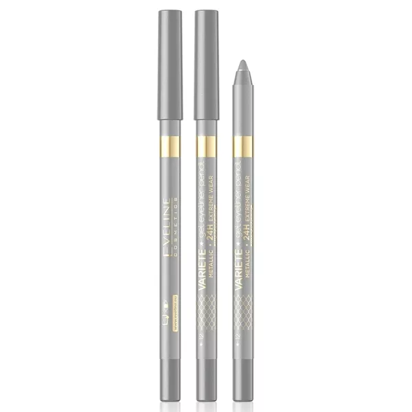 Eveline Cosmetics Variete wodoodporna żelowa kredka do oczu 12 Silver