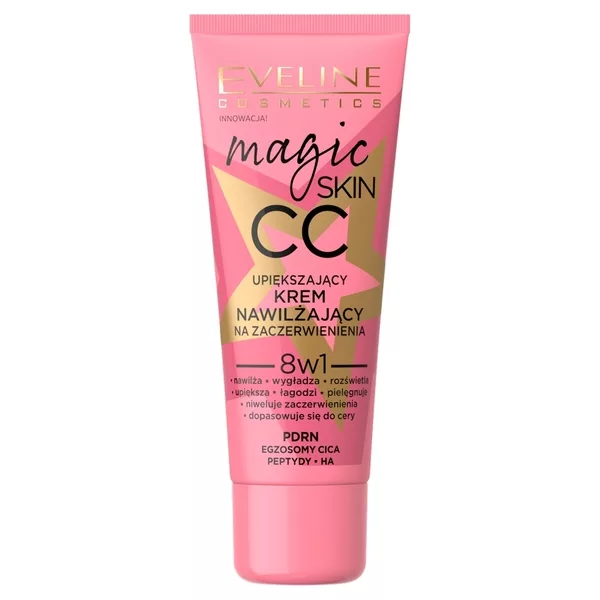 Eveline Cosmetics Magic Skin CC upiększający krem nawilżający na zaczerwienienia 30ml