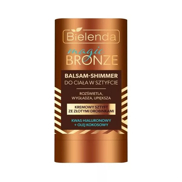 Bielenda Magic Bronze, balsam-shimmer do ciała w sztyfcie, 10g