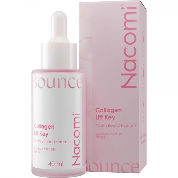 Nacomi Hydra Obssesion Collagen Lift Key, serum ujędrniające do twarzy, 40ml