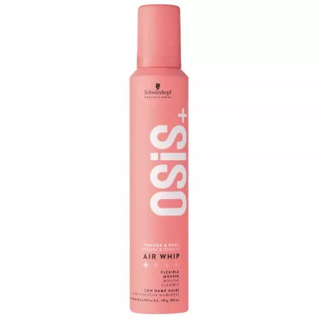 Schwarzkopf OSIS+ Air Whip, elastyczna pianka do włosów, 200ml