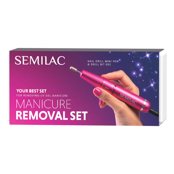 Semilac Manicure Removal Set, zestaw prezentowy do paznokci do zdejmowania manicure