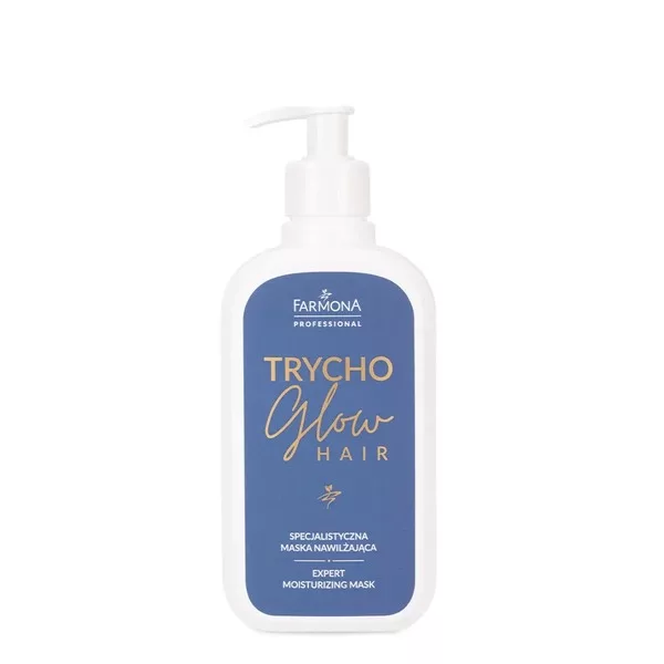 Farmona Professional Trycho Glow Hair, specjalistyczna maska nawilżająca, 375ml