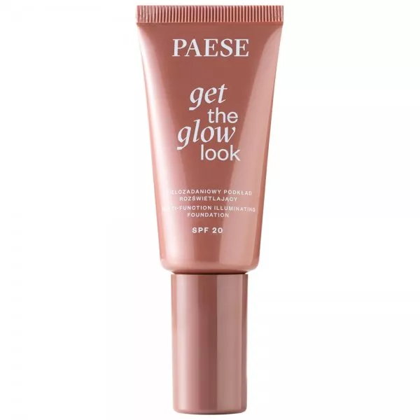 Paese Get The Glow Look wielozadaniowy podkład rozświetlający 0N Neutral Beige 30ml