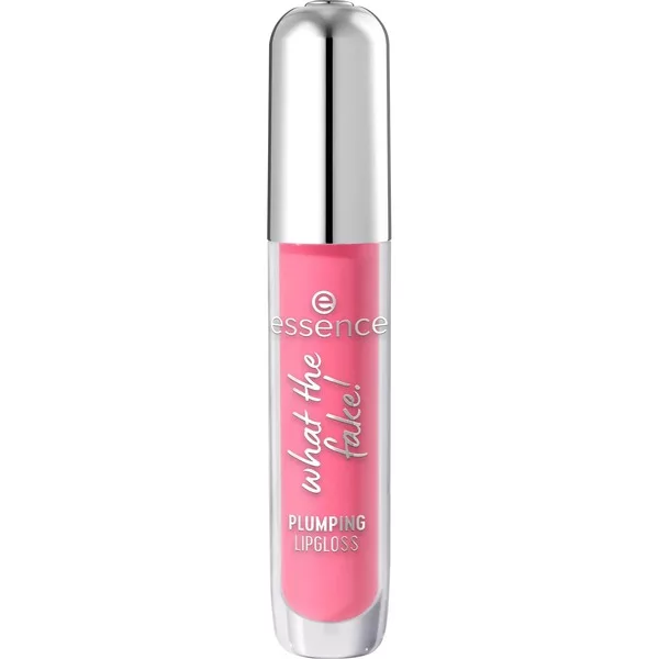 Essence What The Fake! Plumping Lipgloss, powiększający błyszczyk do ust, 102 Pink About It, 4ml