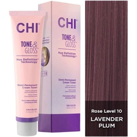 CHI Tone & Gloss, toner do włosów, Lavender Plum, 85g