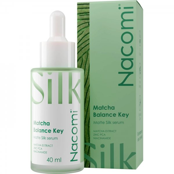 Nacomi Hydra Obssesion Matcha Balance Key, serum regulujące sebum z matchą, 40ml