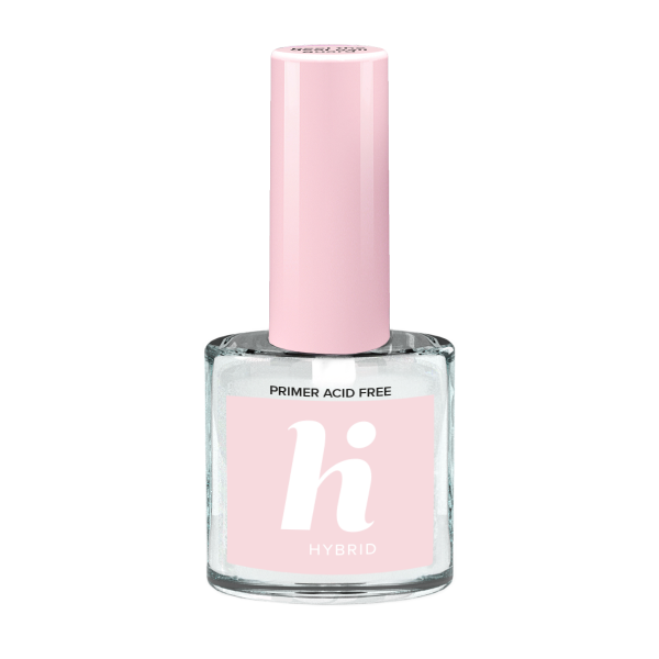hi hybrid, primer bezkwasowy poprawiający przyczepność bazy do paznokci, 5ml