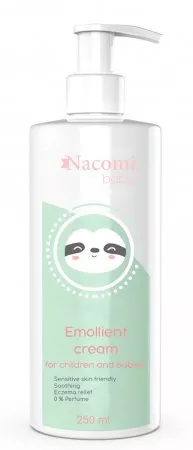 Nacomi Baby, nawilżająca emulsja dla dzieci z AZS, 250ml