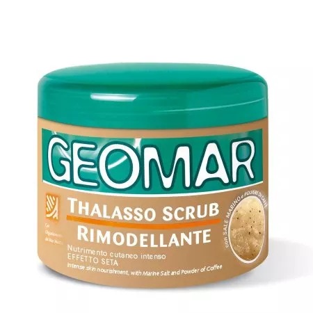 Geomar Thalasso Scrub, kawowy remodelujący peeling do ciała, 600g