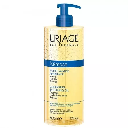 Uriage Xemose Cleansing Soothing Oil oczyszczający olejek pod prysznic i do kąpieli 500ml