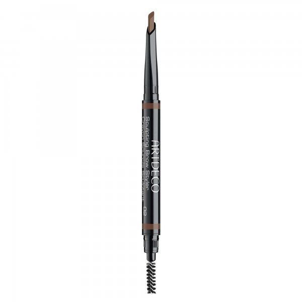 Artdeco Sculpting Brow Styler, kredka do brwi 3 w 1 do modelowania, konturowania i uzupełniania, 02 - brunette, 0,15g