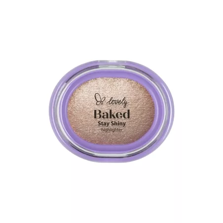 Lovely Baked Stay Shiny Highlighter wypiekany rozświetlacz do twarzy 02
