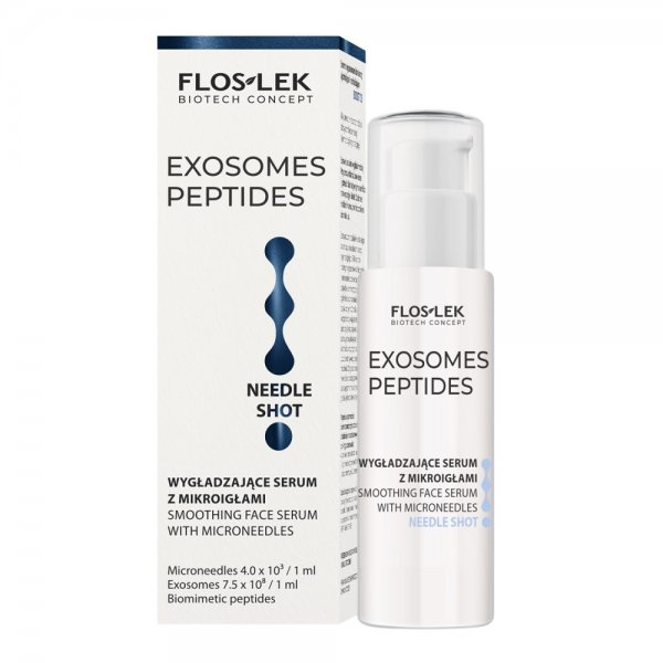 Floslek Exosomes Peptides wygładzające serum do twarzy z mikroigłami 30ml
