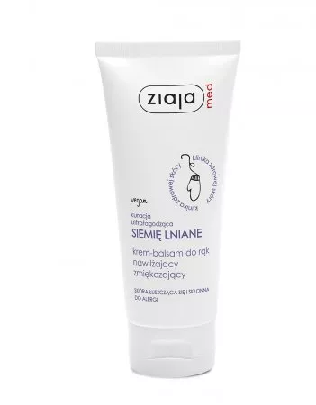 Ziaja Med Kuracja siemieniem lnianym, krem-balsam do rąk , 100ml