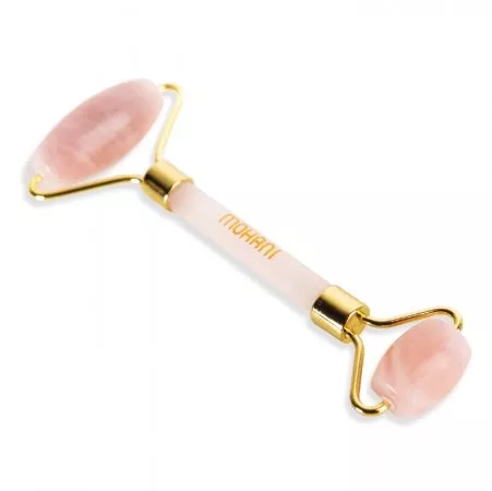 Mohani Roller do masażu twarzy z różowego kwarcu