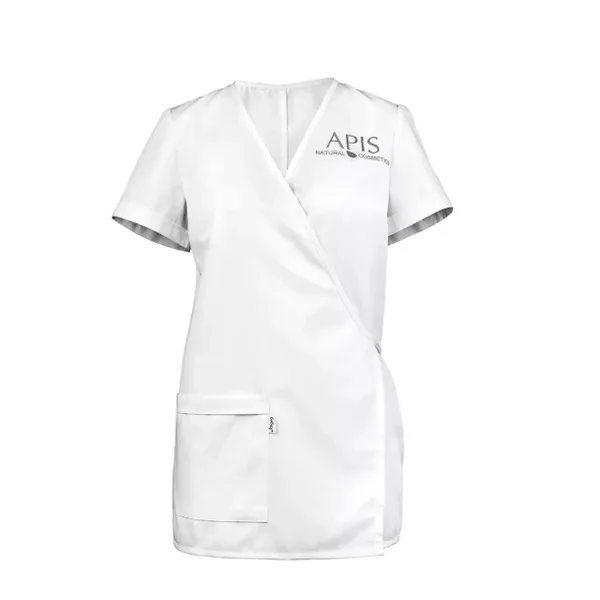 Apis, fartuszek kosmetyczny, XS biały, 1szt