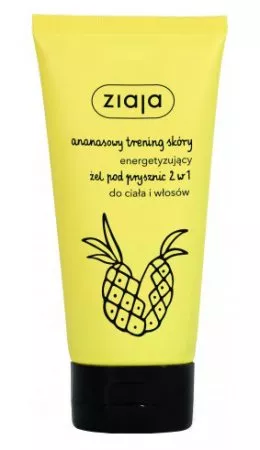 Ziaja, ananasowy żel pod prysznic 2w1, 160ml