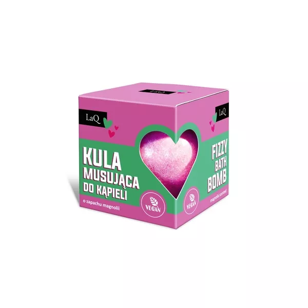 LaQ Magnolia, musująca kula do kąpieli, 135g