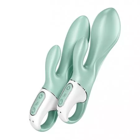 Satisfyer Air Pump Bunny 5+ wibrator z pompką Mint