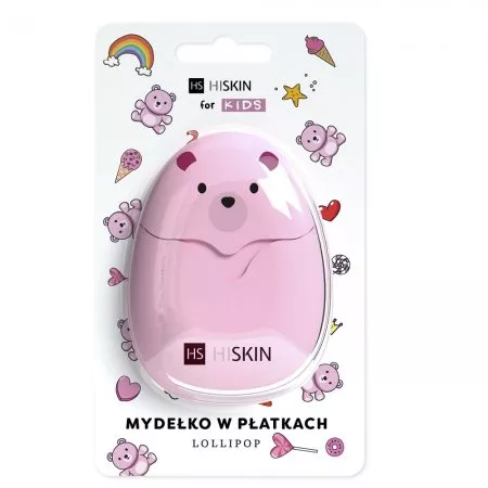 HiSkin Kids mydełko do rąk dla dzieci w płatkach Lollipop 50szt.