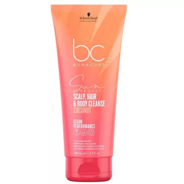Schwarzkopf BC Sun Protect, szampon 3w1 do skóry głowy, włosów i ciała, 200ml