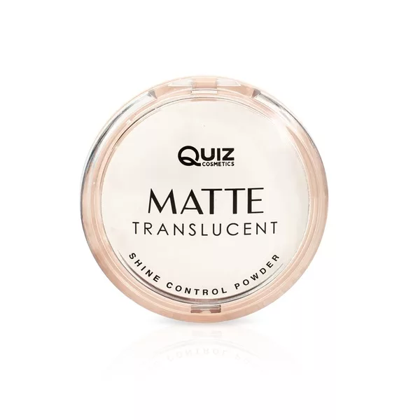 Quiz Cosmetics Matte Translucent Powder transparentny puder matujący White 10g