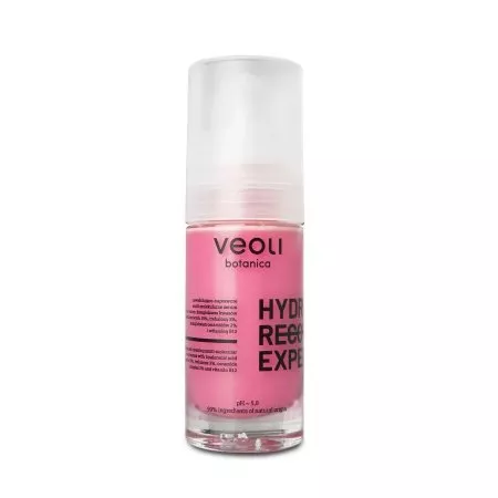 Veoli Botanica Hydra Recovery Expert nawadniająco-naprawcze multi-molekularne serum do twarzy z kompleksem kwasów hialuronowych 15% trehalozą 3% kompleksem ceramidów 2% i witaminą B12 30ml