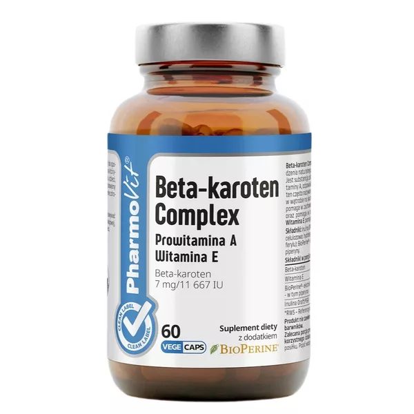 Pharmovit Beta-karoten Complex suplement diety 60 kapsułek