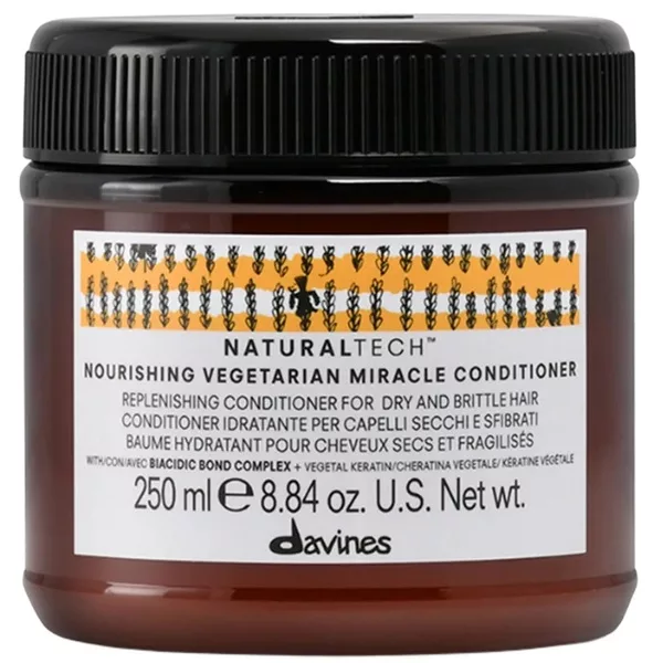 Davines Naturaltech Nourishing Vegetarian Miracle Conditioner nawilżająca odżywka do włosów suchych i zniszczonych 250ml