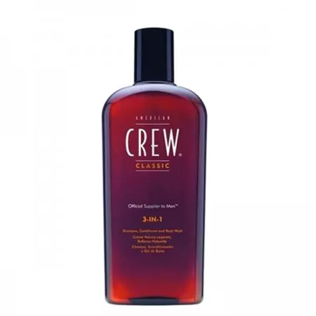 American Crew Classic, 3w1 szampon + odżywka + żel do kąpieli, 250ml