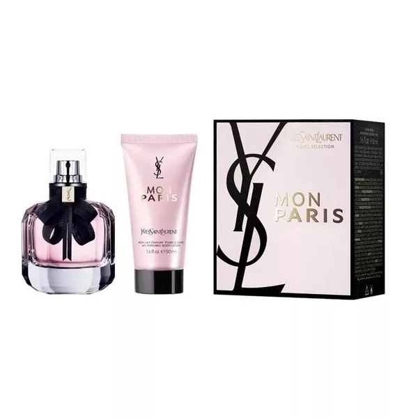Yves Saint Laurent Mon Paris, zestaw: EDP 50ml + mleczko do ciała 50ml (W)