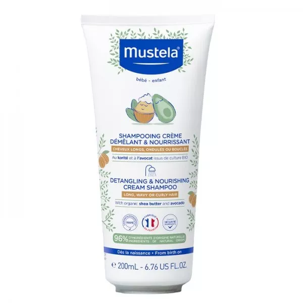 Mustela Bebe odżywczy szampon ułatwiający rozczesywanie 200ml