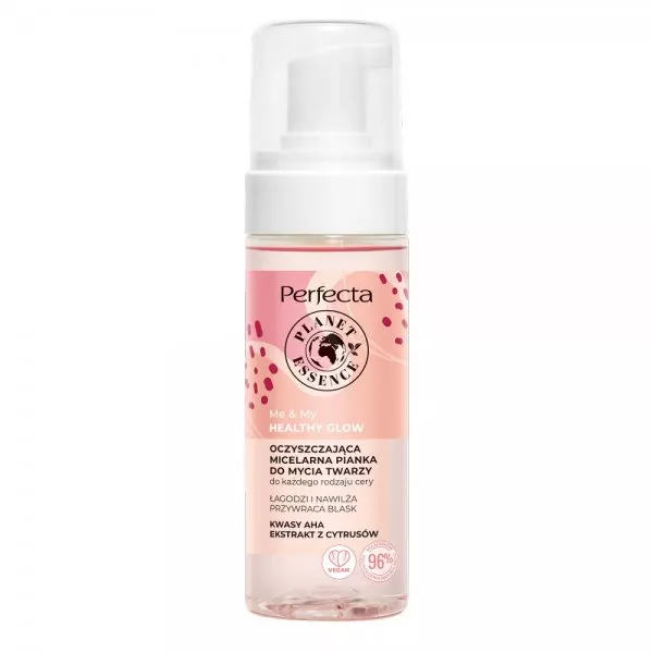 Perfecta Me & My Healthy Glow oczyszczająca micelarna pianka do mycia twarzy 160ml