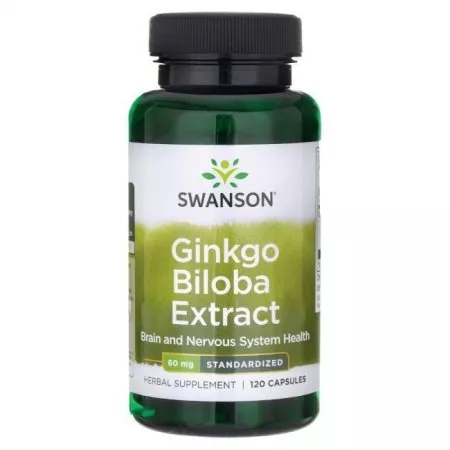 Swanson Ginkgo Biloba ekstr 60mg 120 kaps