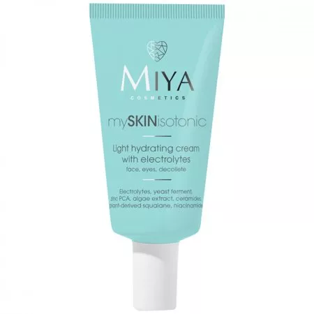 Miya mySKINisotonic, lekki krem nawadniający z elektrolitami, 40ml