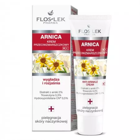 FlosLek Arnica krem przeciwzmarszczkowy do skóry naczynkowej 50ml