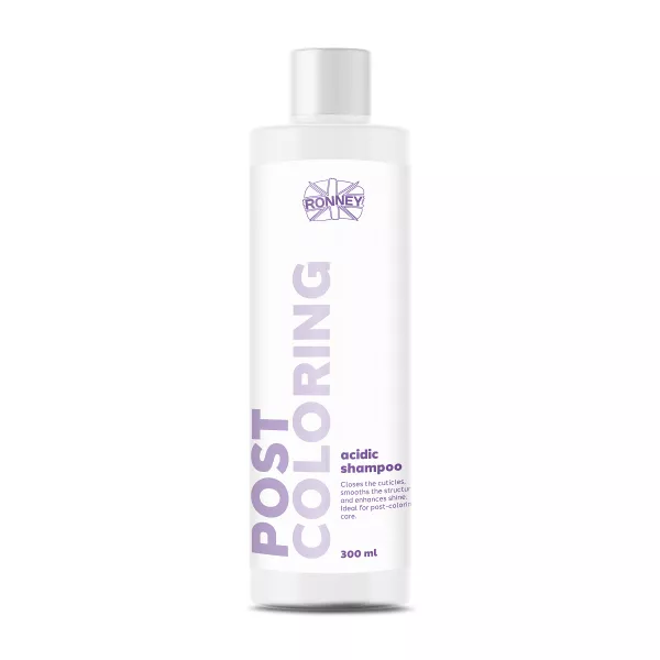 Ronney Professional Post Coloring, szampon zakwaszający do włosów farbowanych, 300ml